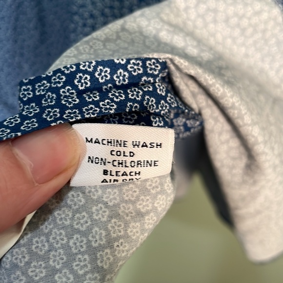 Proper Cloth Long Sleeve Botton Down Blue Men’s - Picture 8 of 10